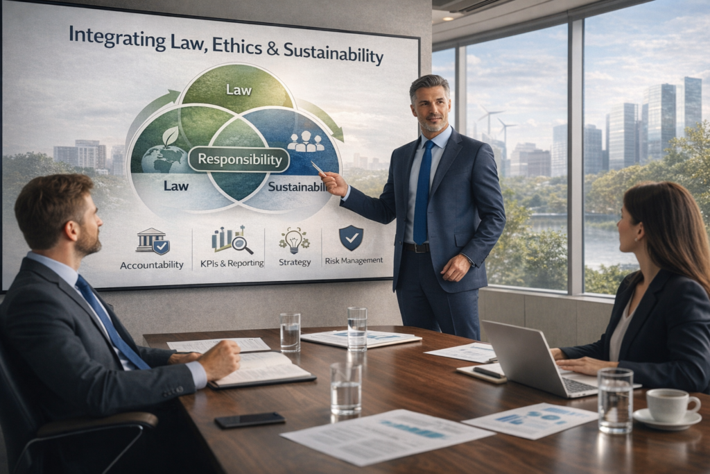 , From Compliance to Culture: How Responsible Organisations Integrate Law, Ethics and Sustainability