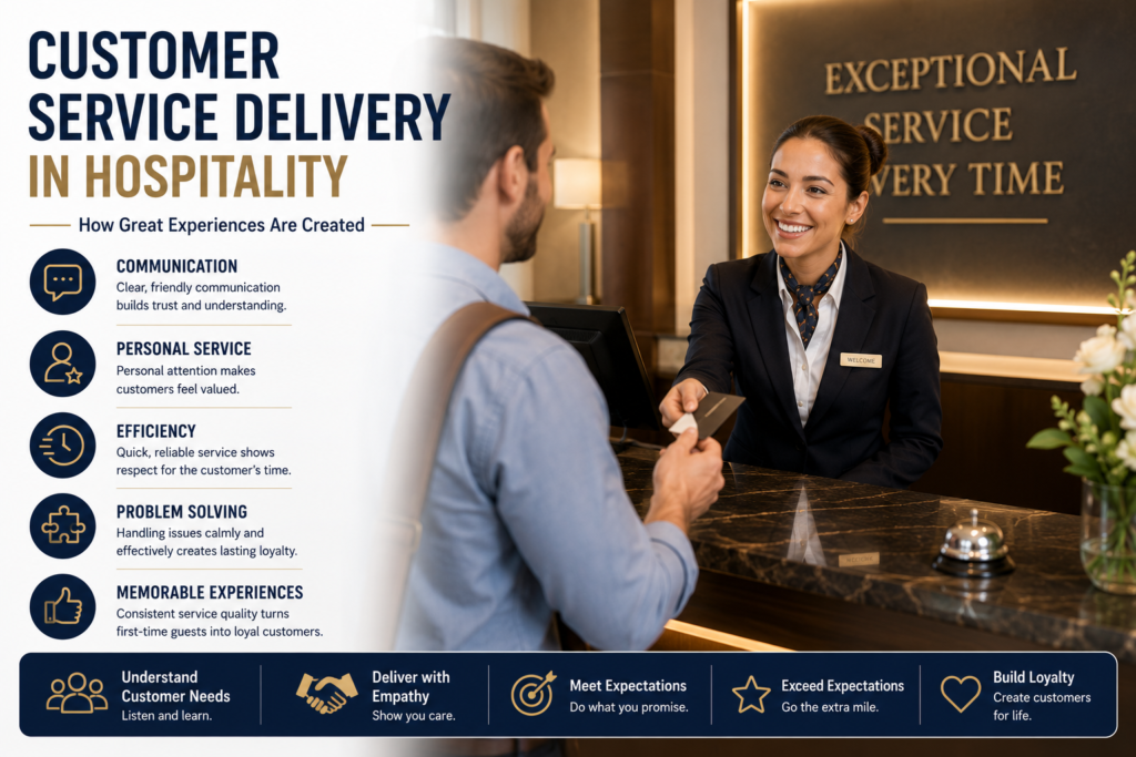 , Customer Service Delivery in Hospitality: How Great Experiences Are Created
