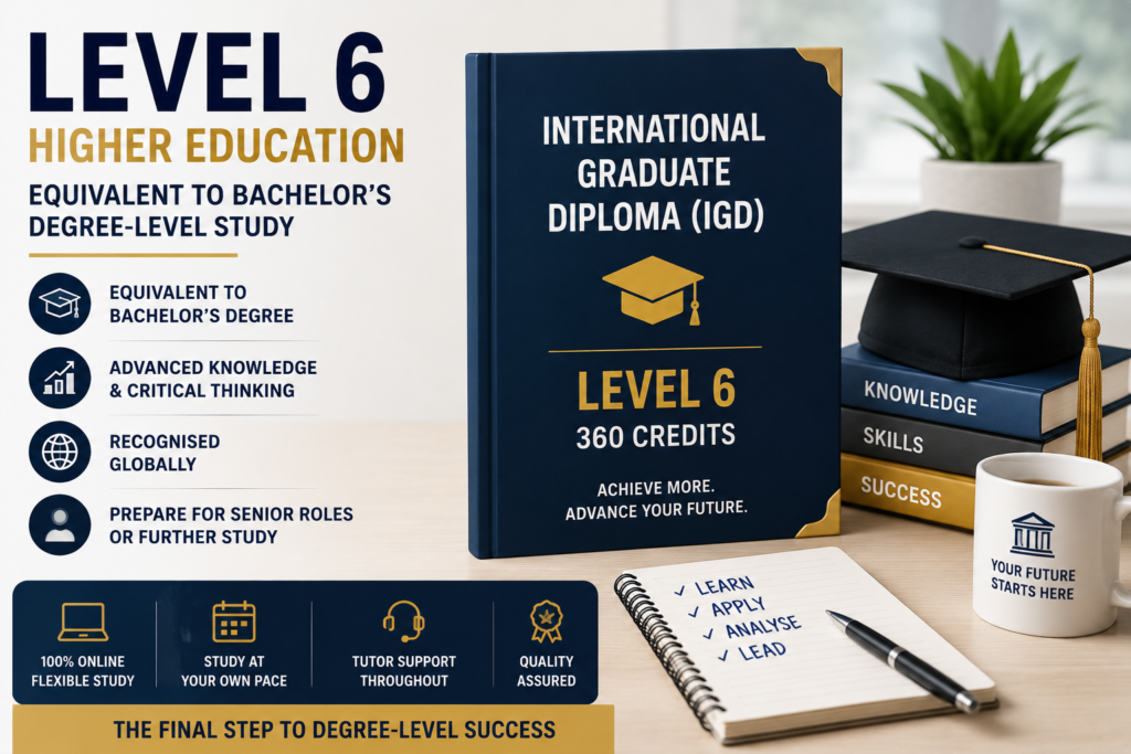 Level 6 qualification your future starts here