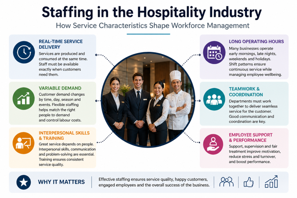 , Staffing in the Hospitality Industry: How Service Characteristics Shape Workforce Management