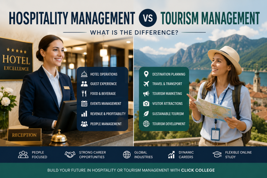 hospitality and tourism management courses, Hospitality Management vs Tourism Management: What Is the Difference?