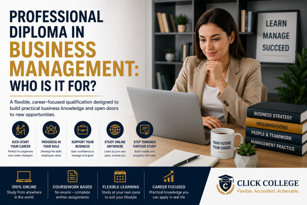 hospitality and tourism management courses, Professional Diploma in Business Management: Who Is It For?