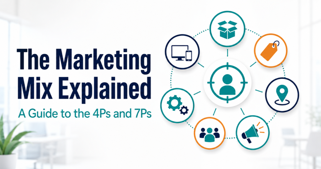 The Role of Marketing in an Organisation | Click College, The Marketing Mix Explained: A Guide to the 4Ps and 7Ps